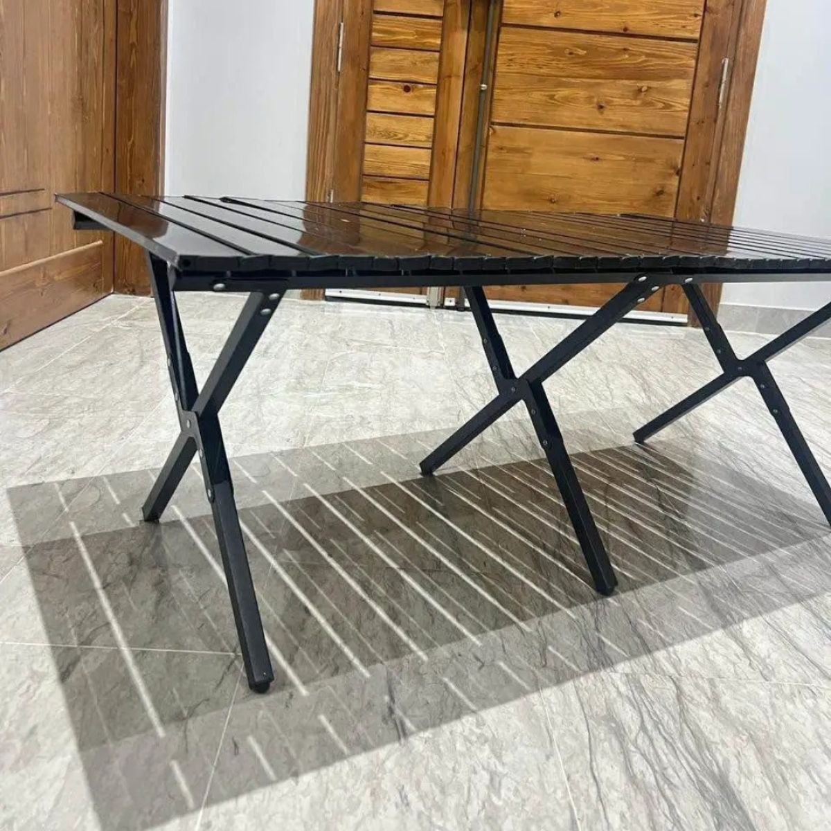 طاولة الرحلات اسود ستانلس - الصورة 7